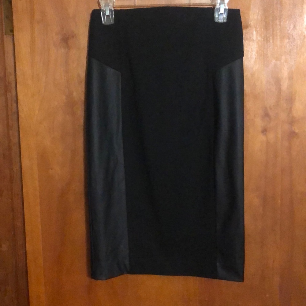 Black Express pencil skirt